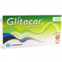 GLITACAR-1 7 TABLETAS 15MG