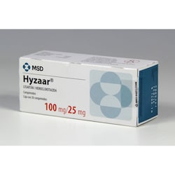 HYZAAR 30 TABLETAS 100/25MG