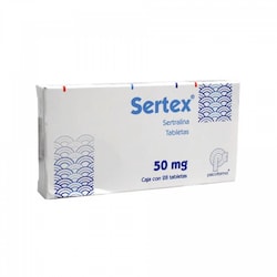 SERTEX 28 TABLETAS 50MG