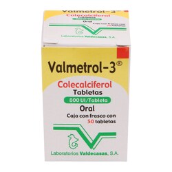 VALMETROL-3 400UI FRASCO 50 TABLETAS