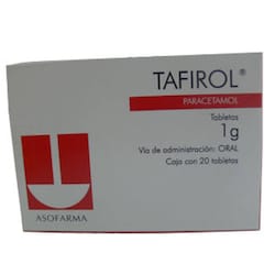 TAFIROL 1G CAJA CON 20 TABLETAS