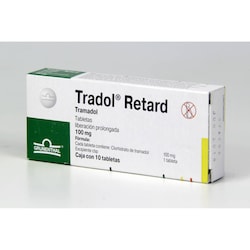 TRADOL RETARD 100 MG CAJA 10 TABLETAS