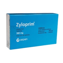 ZYLOPRIM 300MG CAJA CON 30 TABLETAS