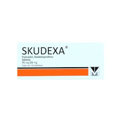 SKUDEXA 75/25MG CAJA CON 10 TABLETAS