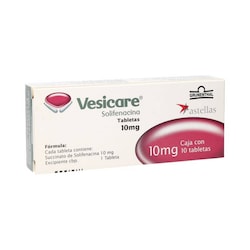 VESICARE 10MG CAJA CON 10 TABLETAS