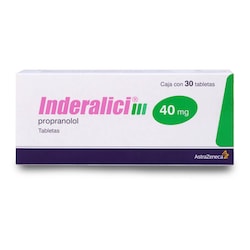 Inderalici Propranolol 40Mg 20 Tabletas