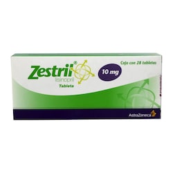 Zestril Lisinopril 10 Mg Con 28 Tabletas