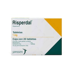 Risperdal Risperidona 1 Mg Con 20 Tabletas