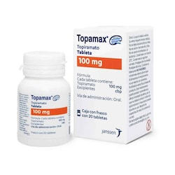 Topamax Topiramato 100 Mg Con 20 Tabletas