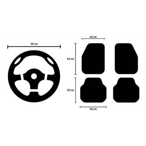 Tapete Piso Para Chrysler Daytona 1984 - 2000 (Rally) 4 pzas + Cubrevolante 