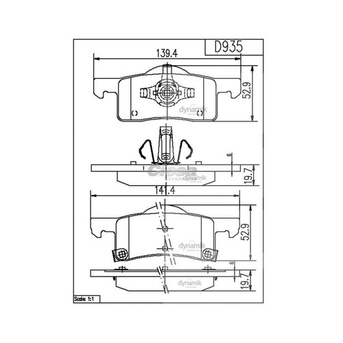 Balata Para Lincoln Navigator 2003 - 2006 (Dynamik) 