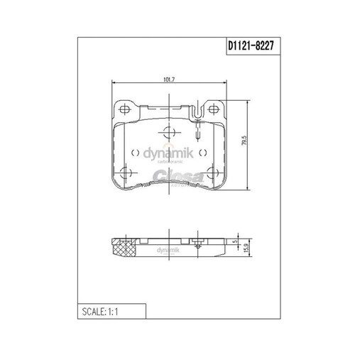 Balata Para Mercedes Benz Slk350 2006 - 2011 (Dynamik) 