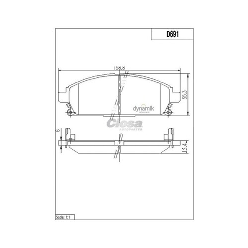 Balata Para Nissan Quest 2004 - 2009 (Dynamik) 