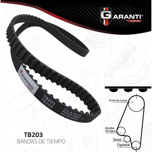 Banda Tiempo Para Chevrolet Chevy Pop 1994 - 2002 (Garanti) 