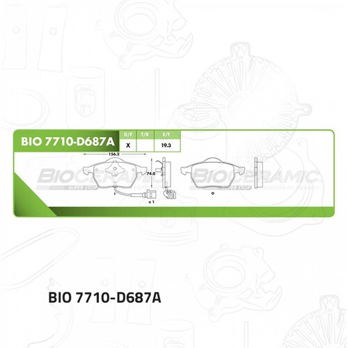 Balata Para Audi Tt Quattro 2000 - 2007 (Bioceramic) 