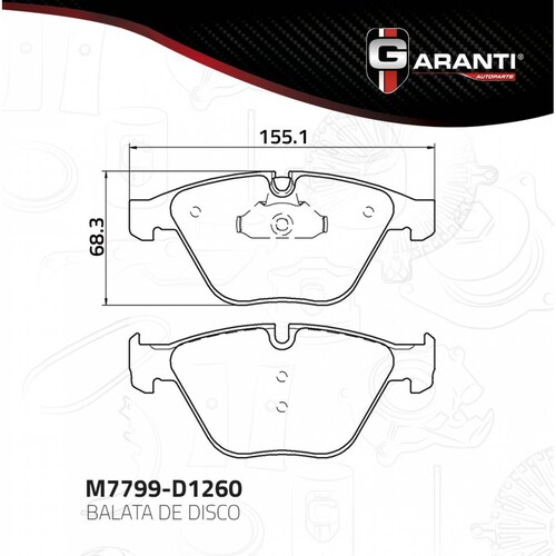 Balata Para Bmw 525I 2006 - 2006 (Garanti) 