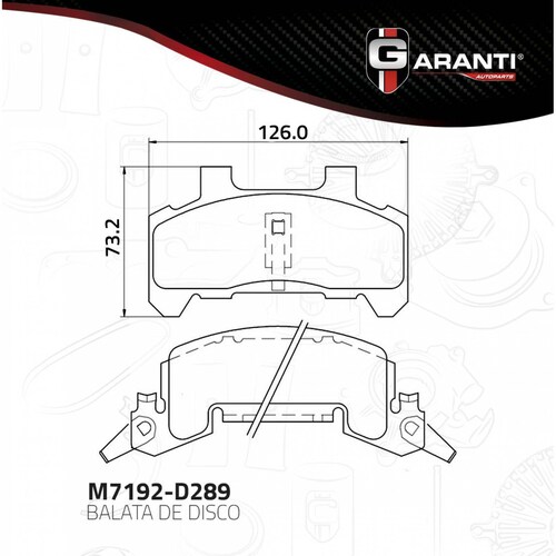 Balata Para Chevrolet Cavalier 1984 - 1991 (Garanti) 