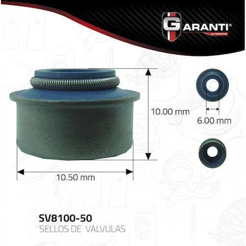 Sellos Valvula Para Chevrolet Chevy Monza 1996 - 2012 (Garanti) 