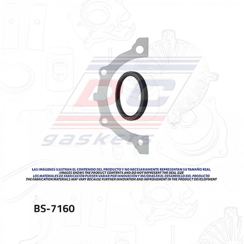 Reten Cigüeñal Para Gmc P3500 1991 - 1997 (Dc Gaskets) 
