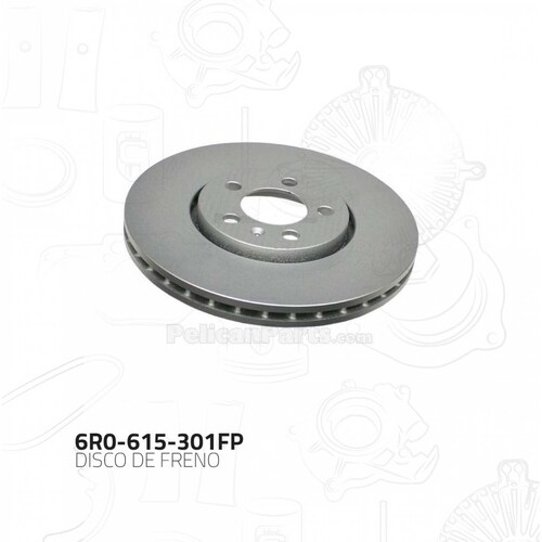 Disco Freno Para Volkswagen Clasico 2011 - 2013 (FP) 