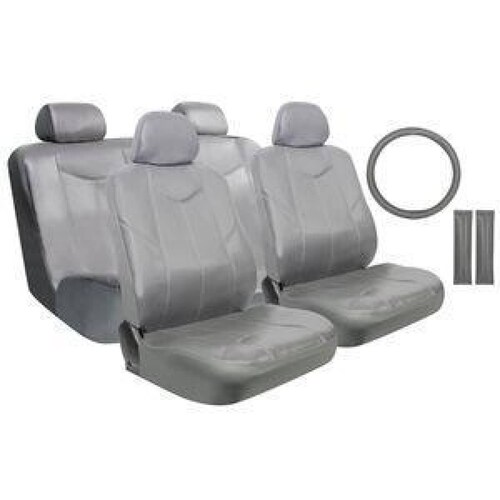11 Pza´s Cubreasientos Piel Para Mitsubishi Montero 1983 - 2015 (XCar) 