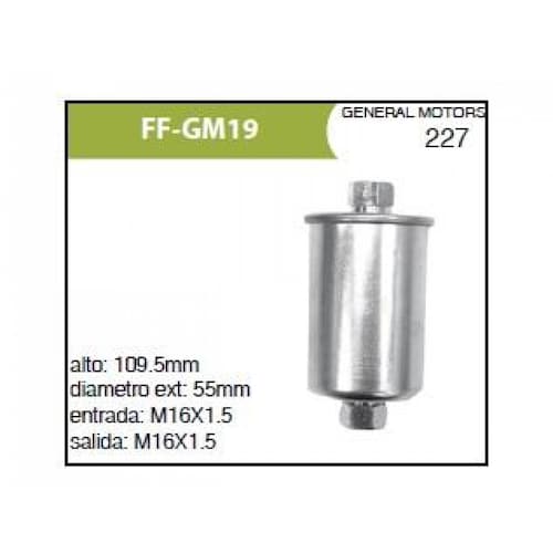 Filtro Gasolina Para Cadillac Deville 1986 - 1987 (Motorfil) 