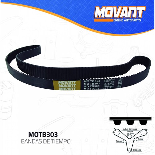 Banda Tiempo Para Isuzu Trooper 1998 - 2002 (MOVANT) 