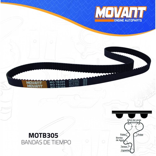 Banda Tiempo Para Isuzu Amigo 1998 - 2000 (MOVANT) 
