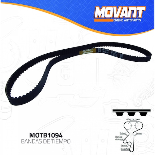 Banda Tiempo Para Chevrolet Zafira 2000 - 2006 (MOVANT) 