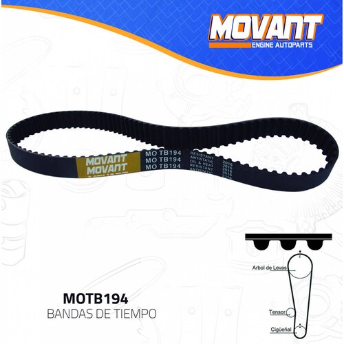 Banda Tiempo Para Ford Escort 1985 - 2002 (MOVANT) 