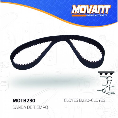 Banda Tiempo Para Mitsubishi Expo 1993 - 1995 (MOVANT) 
