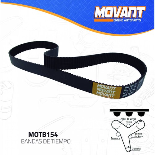 Banda Tiempo Para Honda Prelude 1983 - 1985 (MOVANT) 