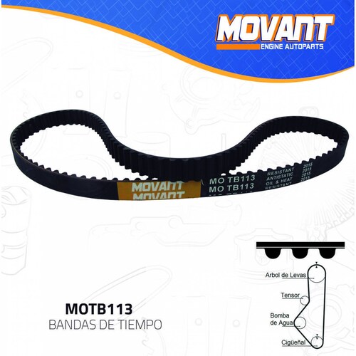 Banda Tiempo Para Mazda B2000 1986 - 1987 (GARANTI) 