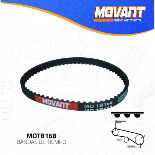 Banda Tiempo Para Mitsubishi Galant 1990 - 2007 (MOVANT) 
