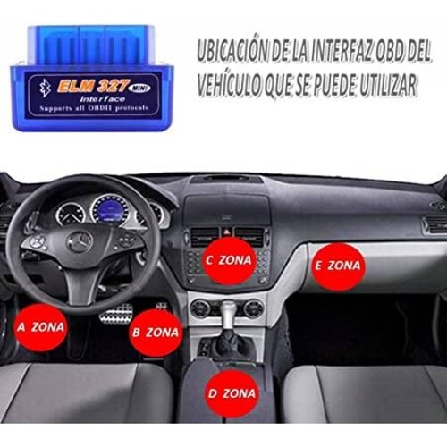 Escaner OBD2 ELM327 Para Pontiac Matiz 1954 - 2015 (Alerón) 