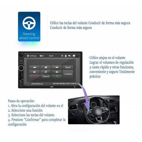 Estereo Pantalla Touch Para Volkswagen Vento 1982 - 2018 (Reakosound) 