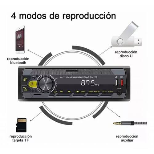 Estereo Mp3 Bluetooth Para Rambler Pacer 1965 - 1988 (HIVOZ) 
