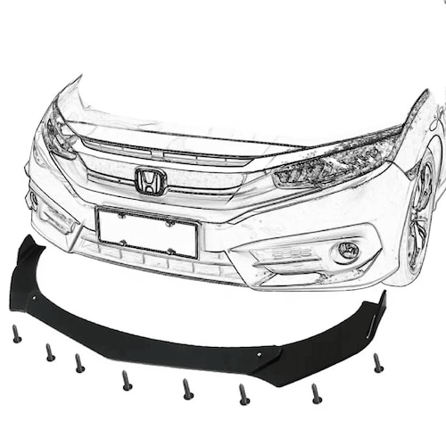 3 Pza Splitter Facia Del Para Saturn Ion 2 2003 - 2007 (Dtouch) 