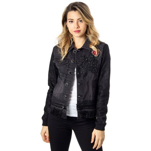 CHAQUETA MEZCLILLA PARA MUJER DESIGUAL 20SWED35