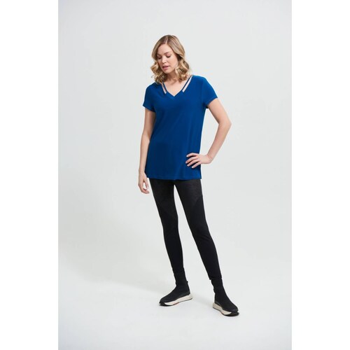 Blusa dama azul Joseph Ribkoff 213338