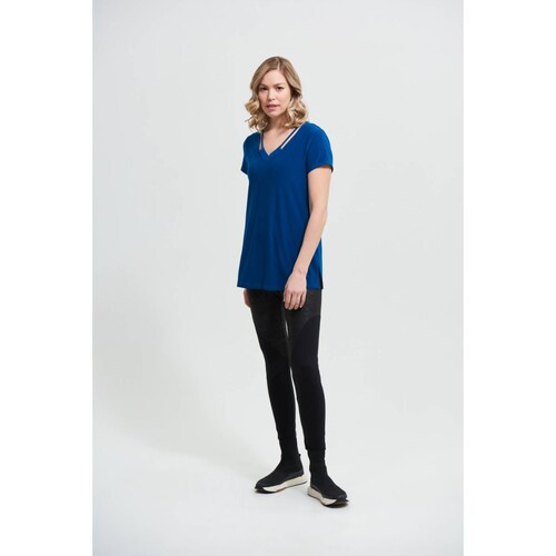 Blusa dama azul Joseph Ribkoff 213338