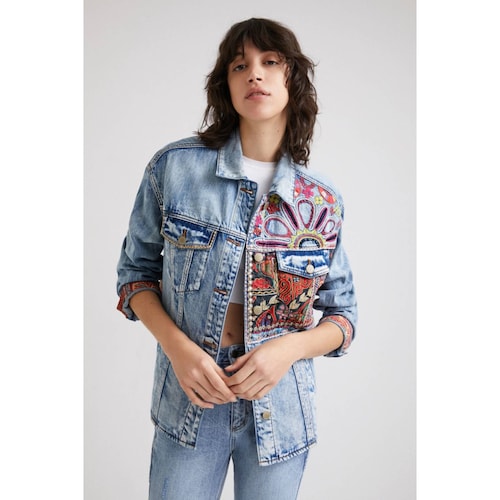 Chaqueta Parche Etnico Dama Desigual 22SWED24