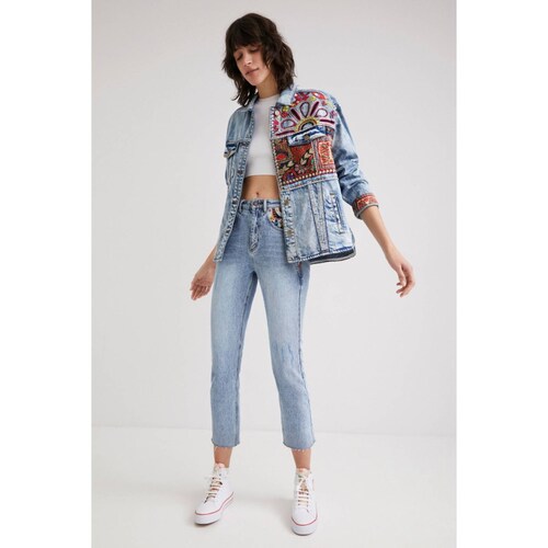 Chaqueta Parche Etnico Dama Desigual 22SWED24