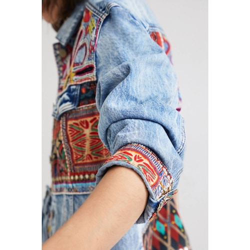 Chaqueta Parche Etnico Dama Desigual 22SWED24