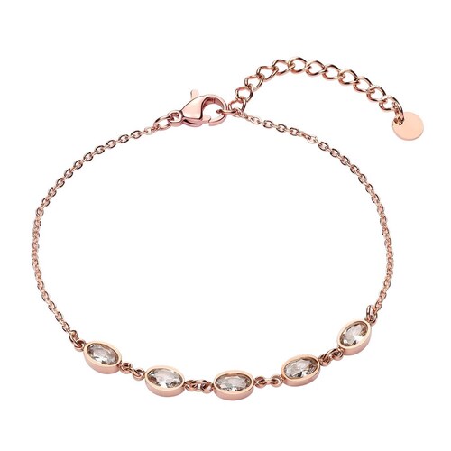 Pulsera de Acero Inoxidable Enso para Mujer EJB2232R Oro Rosa 