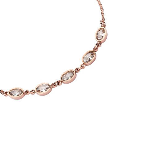 Pulsera de Acero Inoxidable Enso para Mujer EJB2232R Oro Rosa 