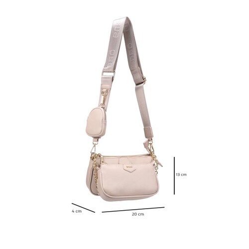 Bolsa Crossbody para Mujer Enso EB106CBN color Nude 