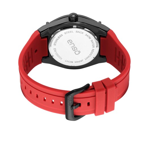 Reloj de Pulsera Enso para Hombre EW1050G3 Rojo 
