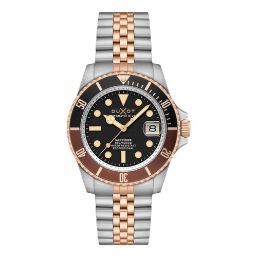 Reloj Duxot Hombre Atlantica Diver Automatic Two Tone Brown DX-2057-66 