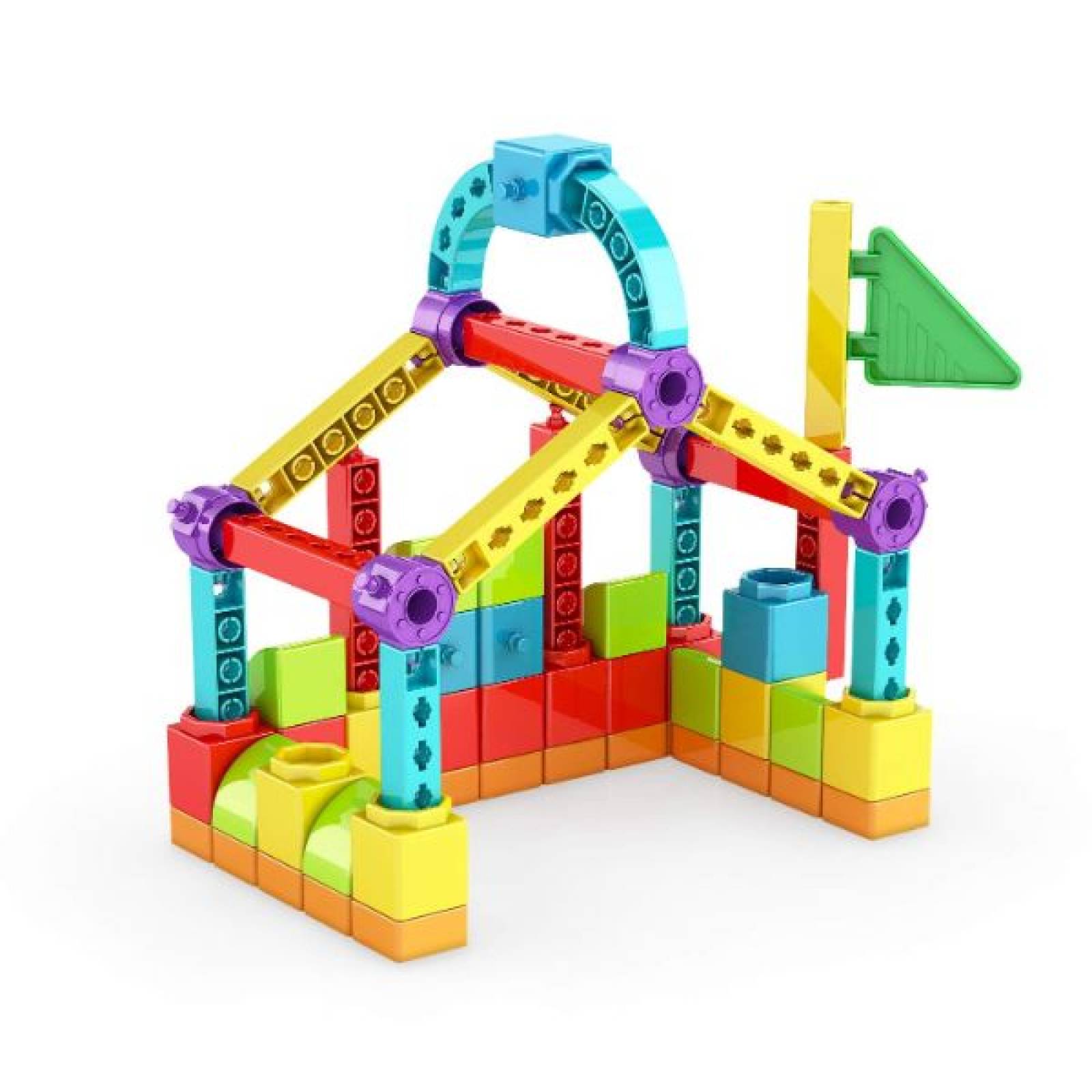 Juguete de construccion qboidz 8 en 1 - robot - Sears